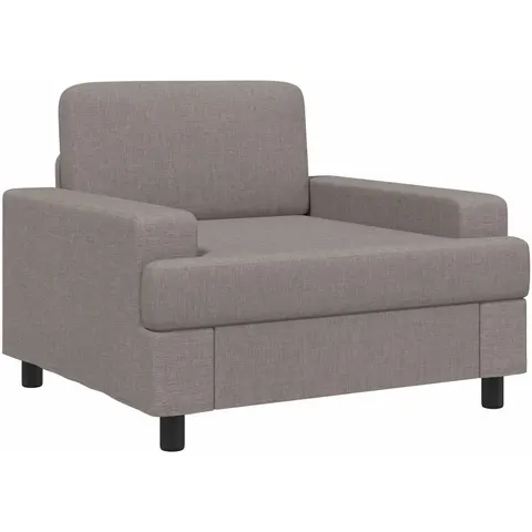 vidaXL Fauteuil Taupe Tissu – 591092 – image 1