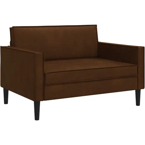 vidaXL Fauteuil XXL Marron Simili daim – image 1