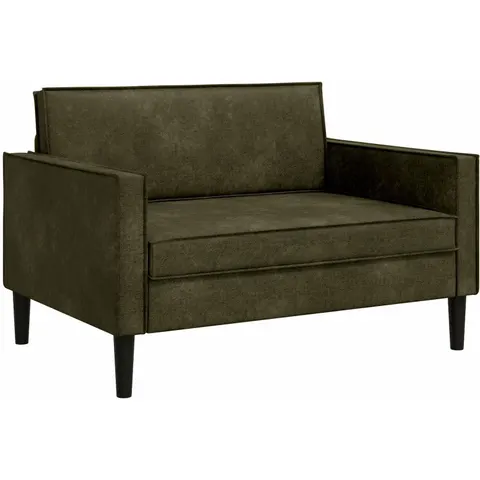 vidaXL Fauteuil XXL Vert armée Simili daim – image 1
