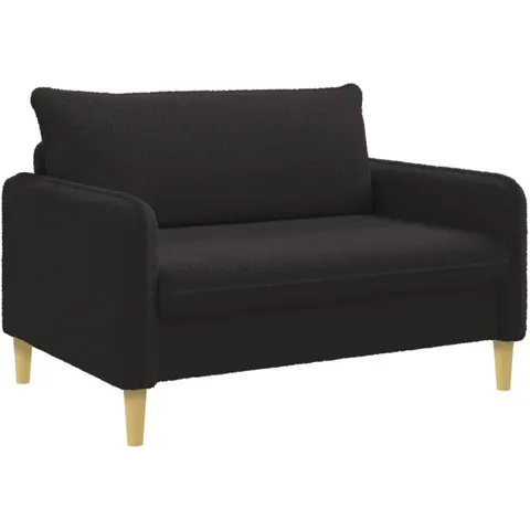 vidaXL Fauteuil XXL Noir Bouclé – image 1