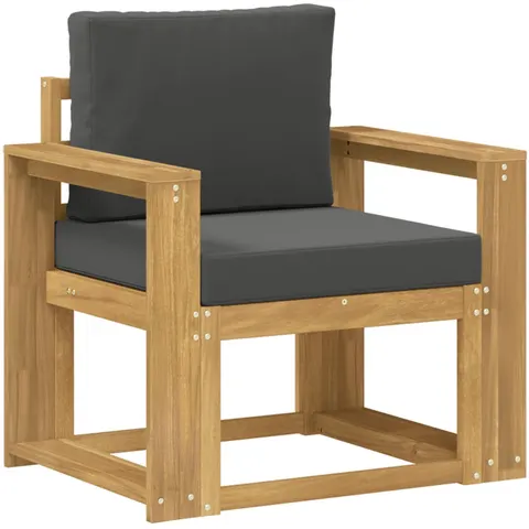 vidaXL Canapé d’extérieur Polyester Blanc et Anthracite – 650096 – image 1