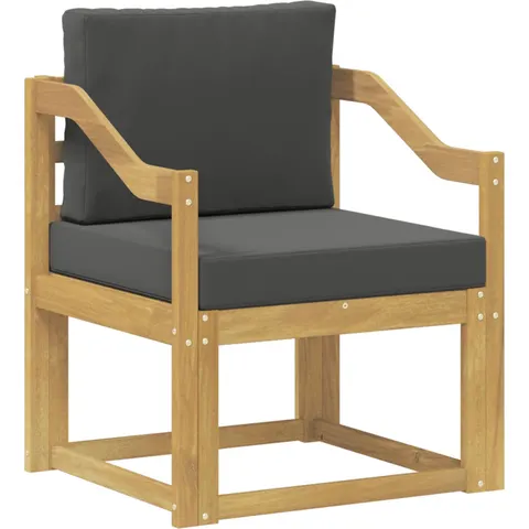 vidaXL Canapé d’extérieur Polyester Blanc et Anthracite – 650195 – image 1
