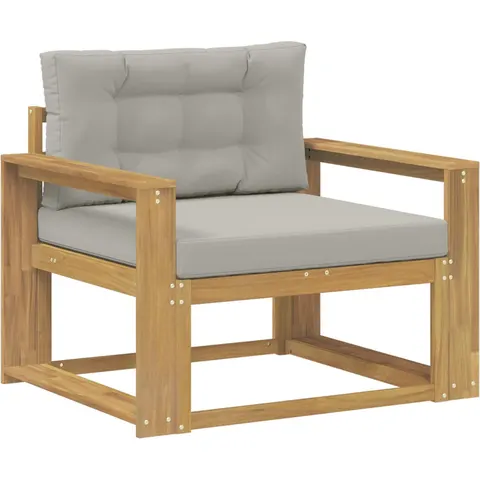 vidaXL Sofa de milieu extérieur Polyester Blanc – 650430 – image 1