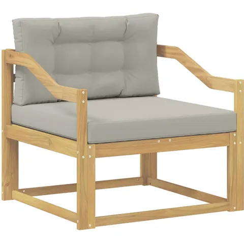vidaXL Sofa de milieu extérieur Polyester Blanc – 650539 – image 1