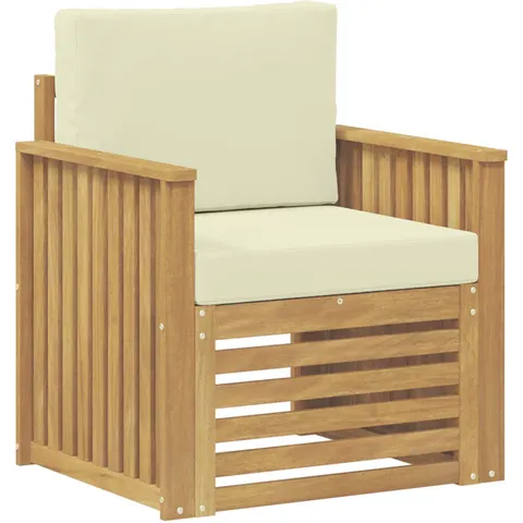 vidaXL Ensemble de canapés d'extérieur Polyester Blanc – 651208 – image 1