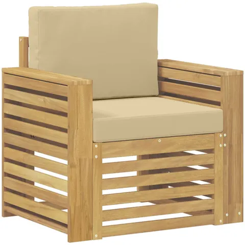 vidaXL Ensemble de canapés d'extérieur Polyester Blanc – 651338 – image 1