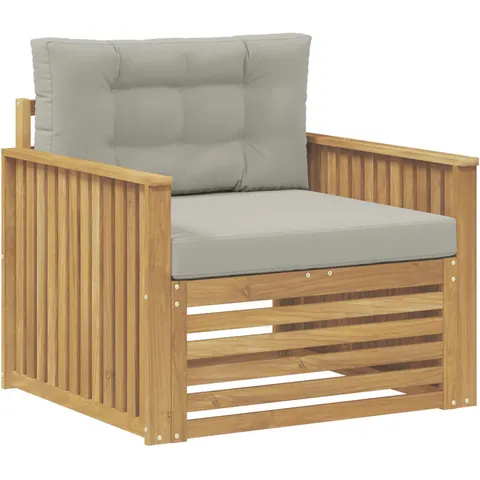 vidaXL Canapé d’extérieur Polyester Blanc – 651611 – image 1