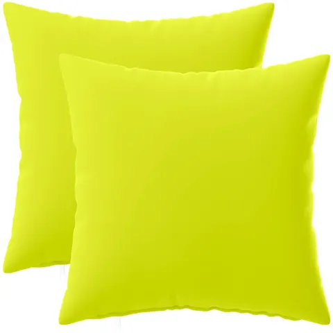 vidaXL Coussin avec oreiller HEERLEN 2 pièces Vert vif. Polyester – 796046 – image 1