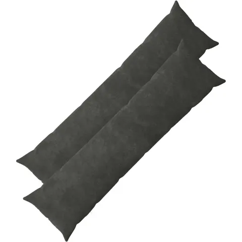 vidaXL Coussin 2 pc HEERLEN Anthracite 40 x 145 cm – image 1