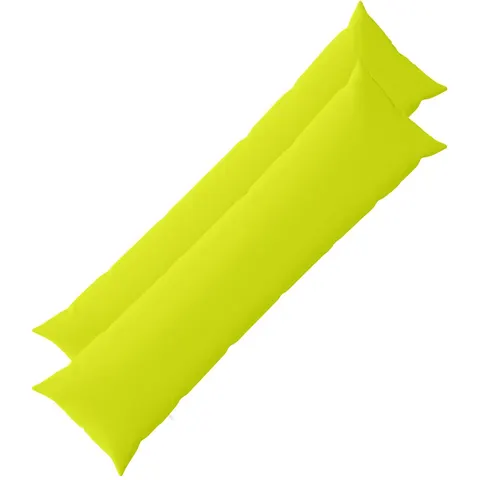 vidaXL Coussin 2 pc HEERLEN Vert vif. 40 x 145 cm Polyester – image 1