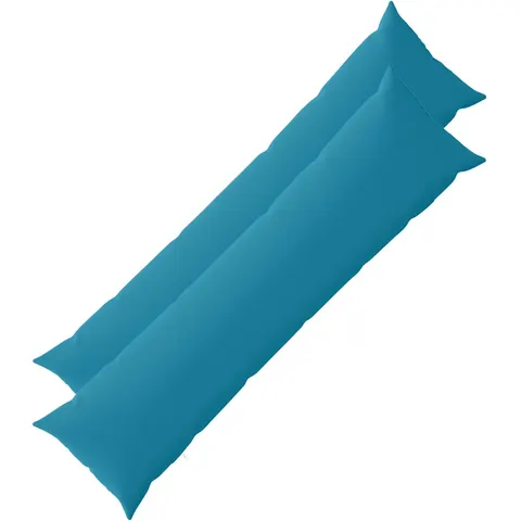 vidaXL Coussin 2 pc HEERLEN Bleu clair 40 x 145 cm Polyester – image 1