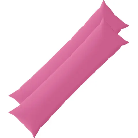vidaXL Coussin 2 pc HEERLEN Rose 40 x 145 cm Polyester – image 1