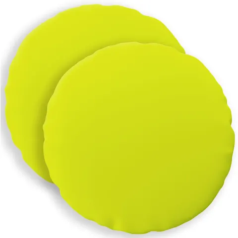 vidaXL Coussin 2 pc HEERLEN Vert vif. Ø 30 cm Polyester – image 1
