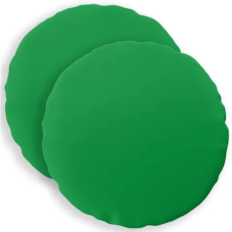 vidaXL Coussin 2 pc HEERLEN Vert Ø 30 cm Polyester – image 1