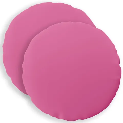 vidaXL Coussin 2 pc HEERLEN Rose Ø 40 cm Polyester – image 1