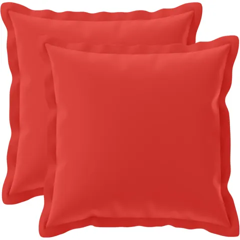 vidaXL Coussin avec oreiller HOUTEN 2 pc Rouge Polyester – 773183 – image 1