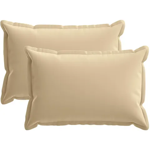 vidaXL Coussin avec oreiller HOUTEN 2 pc Beige Polyester – 776009 – image 1