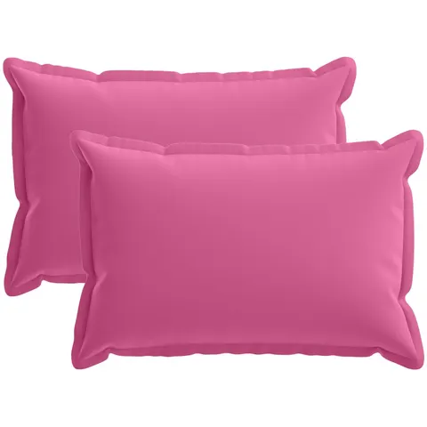 vidaXL Coussin avec oreiller HOUTEN 2 pc Rose Polyester – 776221 – image 1