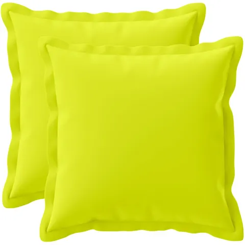 vidaXL Coussin avec oreiller HOUTEN 2 pc Vert vif. Polyester – 779086 – image 1