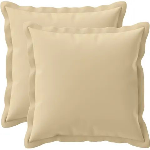 vidaXL Coussin avec oreiller HOUTEN 2 pc Beige Polyester – 782949 – image 1