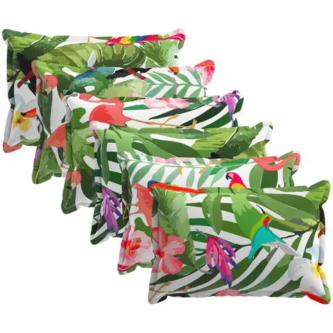 vidaXL Coussin 6 pc HOUTEN Multicolore 40 x 60 cm Polyester – image 1