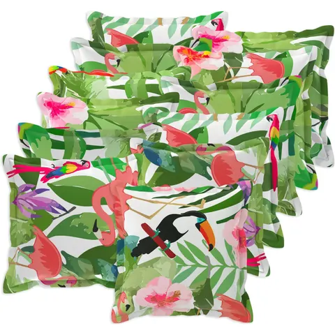 vidaXL Coussin de jeté 12 pc HOUTEN Multicolore 45 x 45 cm Polyester – image 1