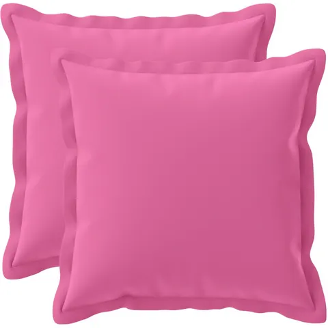 vidaXL Coussin avec oreiller HOUTEN 2 pc Rose Polyester – 801633 – image 1