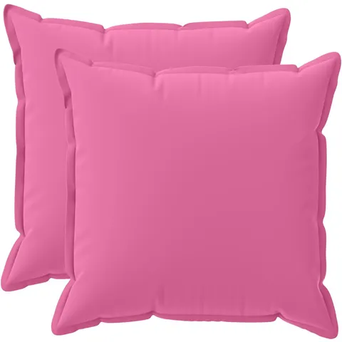 vidaXL Coussin 2 pc HOUTEN Rose 80 x 80 cm Polyester – image 1
