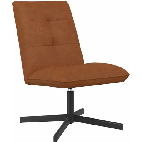 vidaXL Chaise pivotante Marron Simili cuir – 823543 – image 1