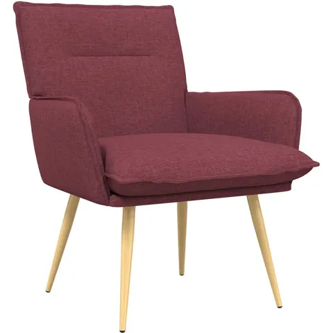 vidaXL Fauteuil Bordeaux Tissu – 854851 – image 1
