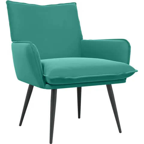vidaXL Fauteuil Turquoise Velours – 855179 – image 1