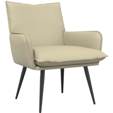 vidaXL Fauteuil Crème Simili cuir – 855209 – image 1