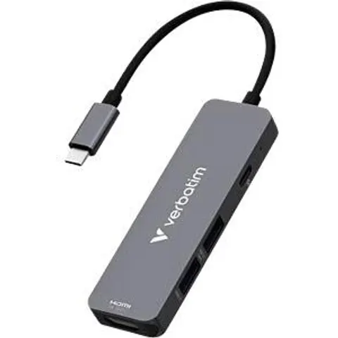 verbatim Multiport-Adapter Essentails 32155 – Grau – Bild 1