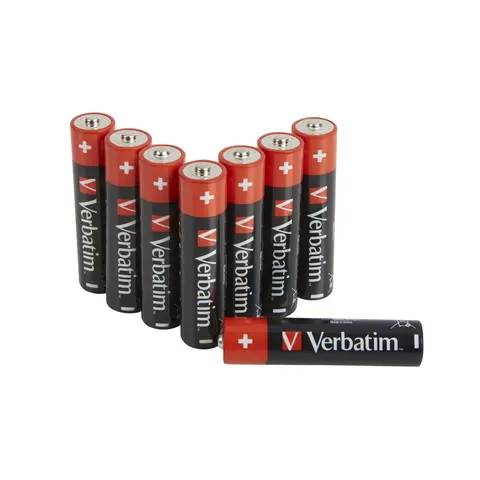 Verbatim ALKALINE BATTERY AAA 8 PACK (HANGCARD) – Bild 1