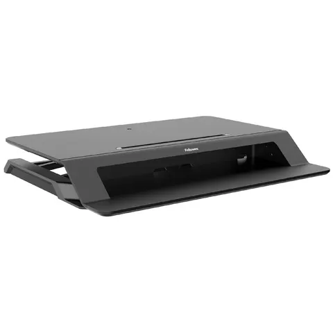Fellowes Sitz-Steh Workstation Lotus LT, schwarz – Bild 1