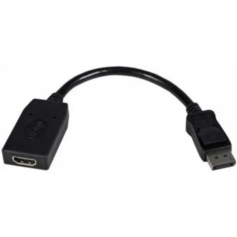 STARTECH DP auf HDMI Adapter/ Konverter – Schwarz – Bild 1