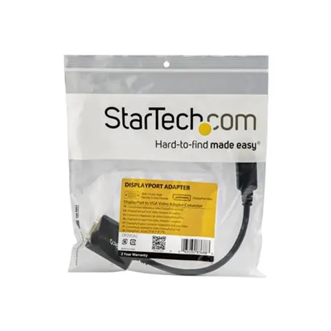 STARTECH DisplayPort to VGA Converter – Schwarz – Bild 1