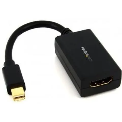 STARTECH mDP to HDMI Adapter – Schwarz – Bild 1