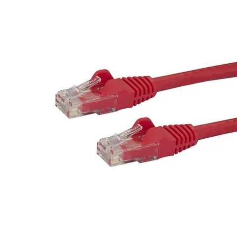 Startech N6PATCH75RD - Netwerkkabel - RJ45 - 22.8 m - Rood – afbeelding 1
