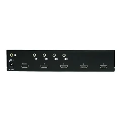STARTECH 4 Port High-Speed-HDMI Video – Schwarz – Bild 1