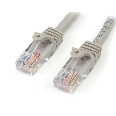 StarTech.com 15 m Cat5e RJ45 UTP snagless netwerkkabel - Grijs – afbeelding 1