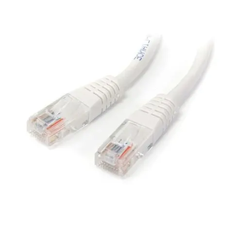 StarTech.com 15 m Cat5e Gegoten RJ45 UTP Netwerkkabel - Wit – afbeelding 1