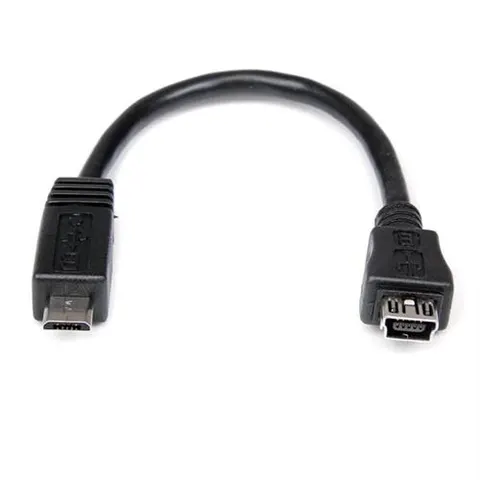 Cable Micro USB Startech UUSBMUSBMF6 Micro USB A Micro USB B Black – afbeelding 1