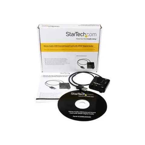 STARTECH USB Audio Adapter - Externe USB – Bild 1