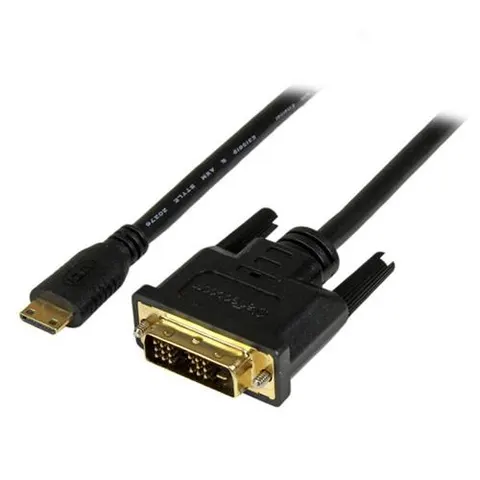 StarTech.com 1 m mini HDMI-naar-DVI-D-kabel M/M – afbeelding 1