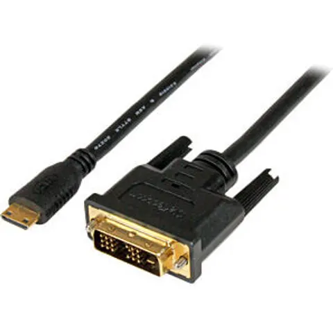 STARTECH 2m Mini HDMI to DVI-D Cable – Schwarz – Bild 1