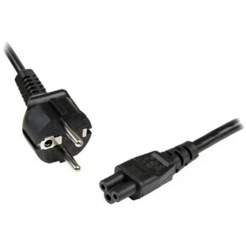 STARTECH 1m CEE7 / C5 Laptop Power Cord – Schwarz – Bild 1