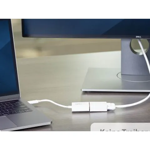 StarTech.com USB-C naar VGA adapter - wit – afbeelding 1