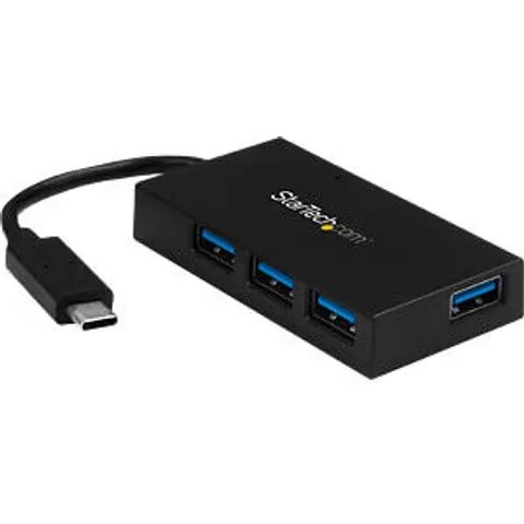 USB Hub Startech HB30C4AFS White Black – afbeelding 1