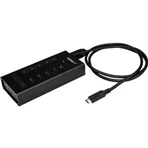 USB Hub Startech HB30C5A2CST Black – afbeelding 1